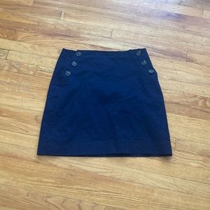 Boden Button Skirt